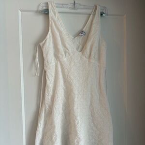 Princess Polly White Lace Mini Dress